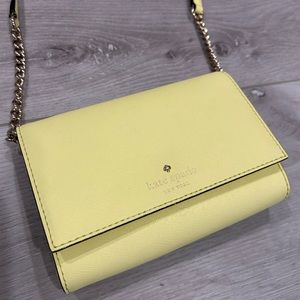 Yellow Kate Spade Crossbody Bag, like new!!